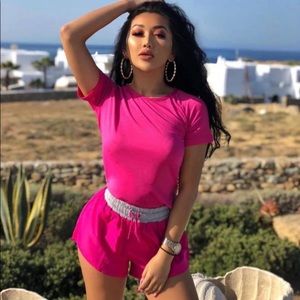 Hot pink 2 piece set